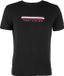Tommy Hilfiger track logo O-hals shirt zwart - S