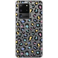 Samsung Galaxy S20 Ultra Siliconen Hoesje - Leopard Kleur