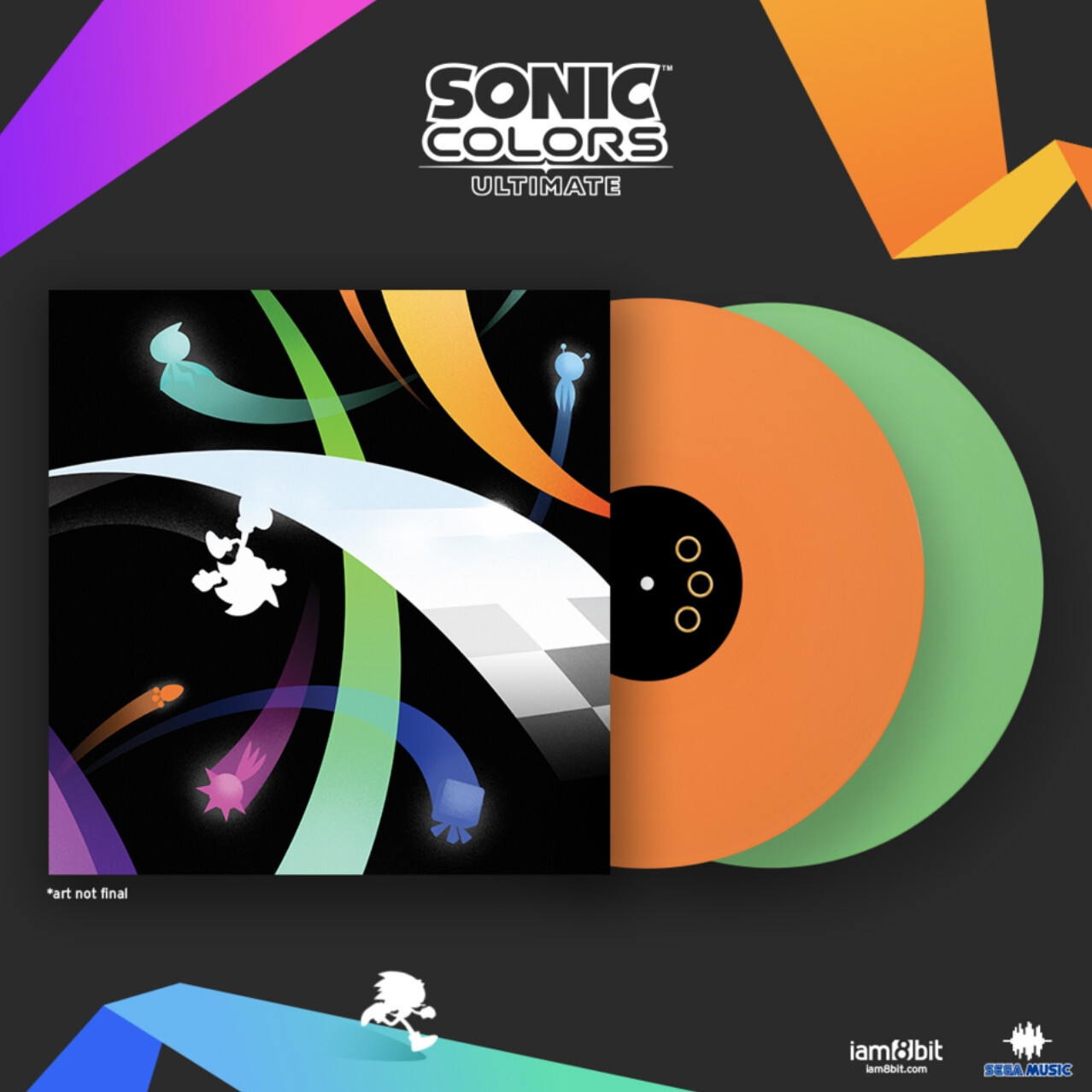 iam8bit Sonic Colors Ultimate Video Game Soundtrack 2-LP