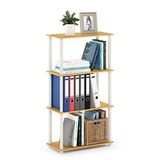 Furinno TURN-TUBE Opbergrekken, 4-laags gereedschapsloze boekenplank
