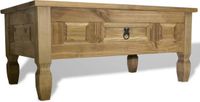 vidaXL Salontafel Mexicaans grenenhout Corona-stijl 100x55x44 cm