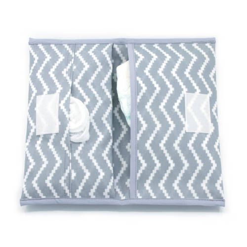 KipKep Napper luieretui silver grey