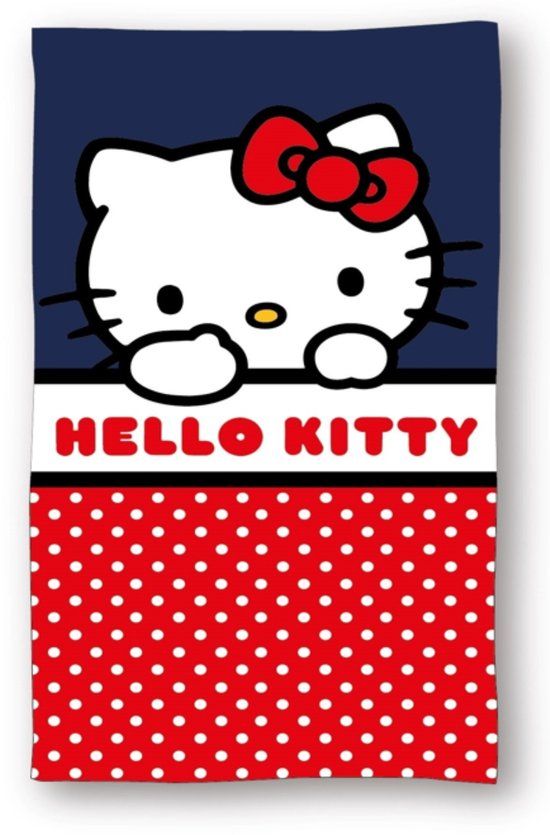 4KidsOnly Hello Kitty Strandlaken - Strandhanddoek voor Kinderen