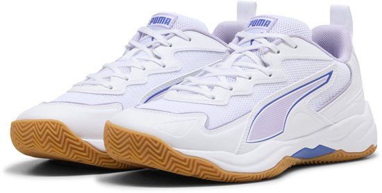 PUMA Solarflash 4 W+ Dames Sportschoenen - PUMA White-Royal Sapphire-Light Lavender