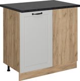 Vicco R-Line Hoekkast – 86 cm, WB Antraciet Wit Landhuis