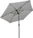 vidaXL Zweefparasol met LED 300 cm Zandwit