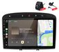 Awesafe Peugeot Autoradio met camera en microfoon, 4+64GB geheugen, geschikt voor Peugeot 308 SW en 408 (2012-2020), met Carplay, Android Auto, Android GPS-navigatie, Wi-Fi, Bluetooth, DAB+RDS, stuurwielbediening en 9-inch scherm