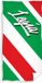 Legia Warszawa serviette de plage 70 x 140 cm (rayures)