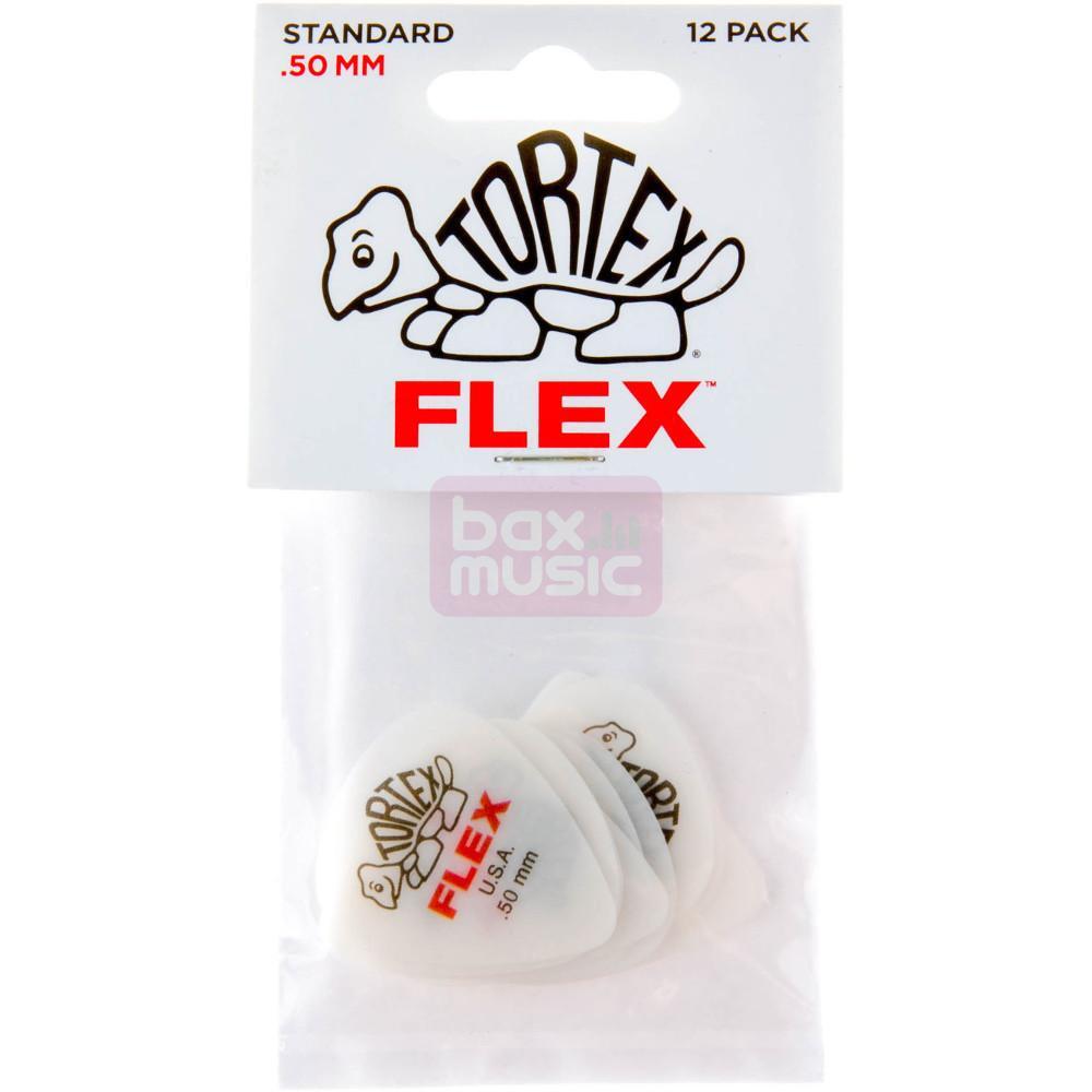 Dunlop Tortex Flex Standard plectrums 0.50 mm 12 stuks