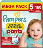 Pampers Premium Protection Pants - Maat 5 - 160 culottes d'apprentissage