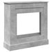 Haardombouw 90x30x90 cm bewerkt hout grijs beton