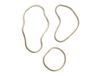 Ferm Living Dessous de plat Pond 3 pièces Laiton