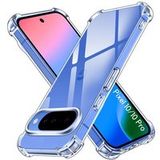Phonillico® Schokbestendige Hoes voor Google Pixel 10 / Pixel 10 Pro - Transparante Flexibele TPU Bescherming
