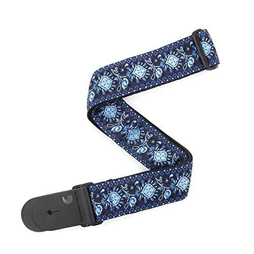 D'Addario Monterey 2 - Blue 2" Woven Guitar Strap