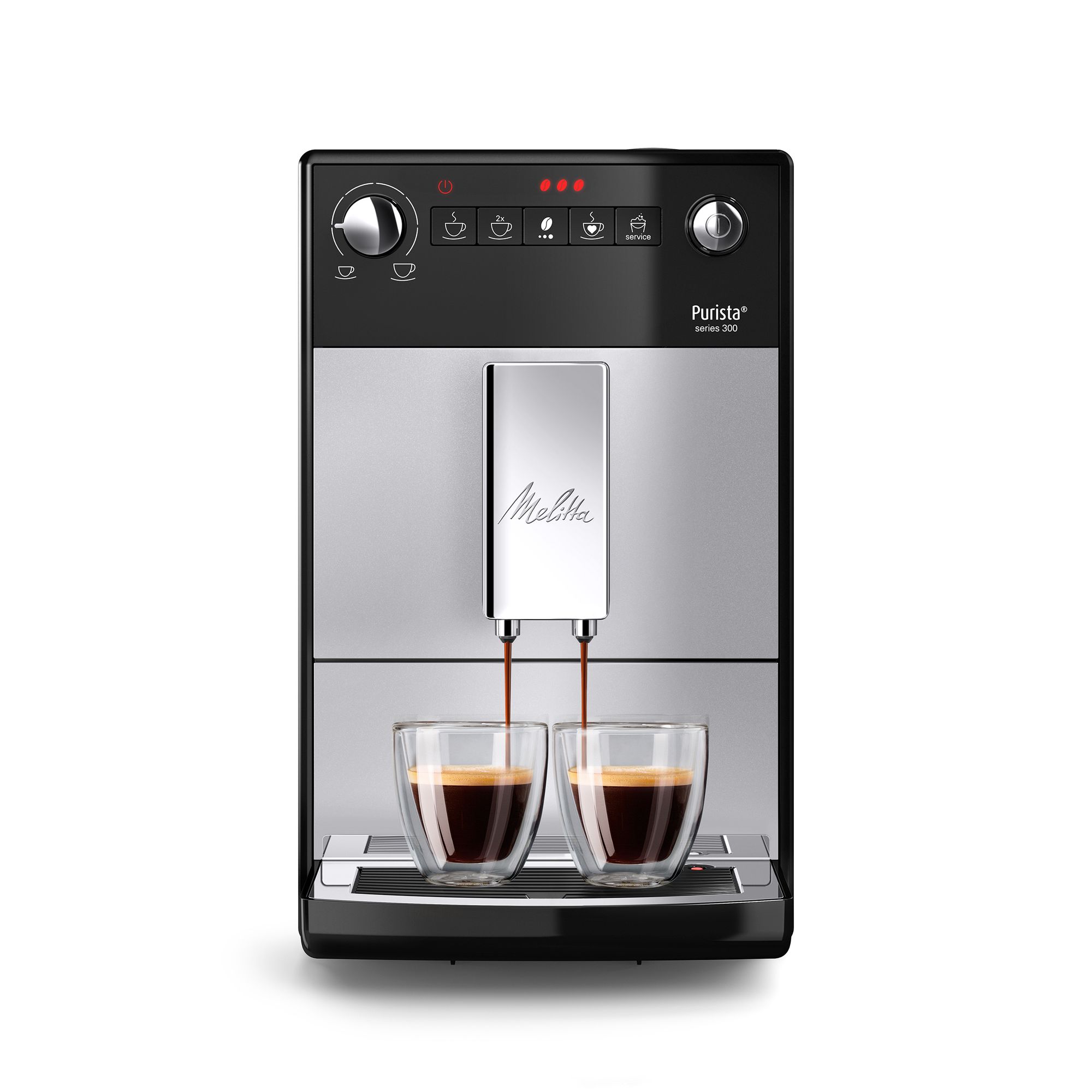 Melitta Purista F23/0-101 - Espressomachine - Zwart/Zilver