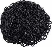 vidaXL - Veiligheidsketting - Ø 4 mm - 30 m - Kunststof - Zwart