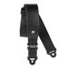D'Addario Comfort Leather Auto Lock Swivel Strap, Black
