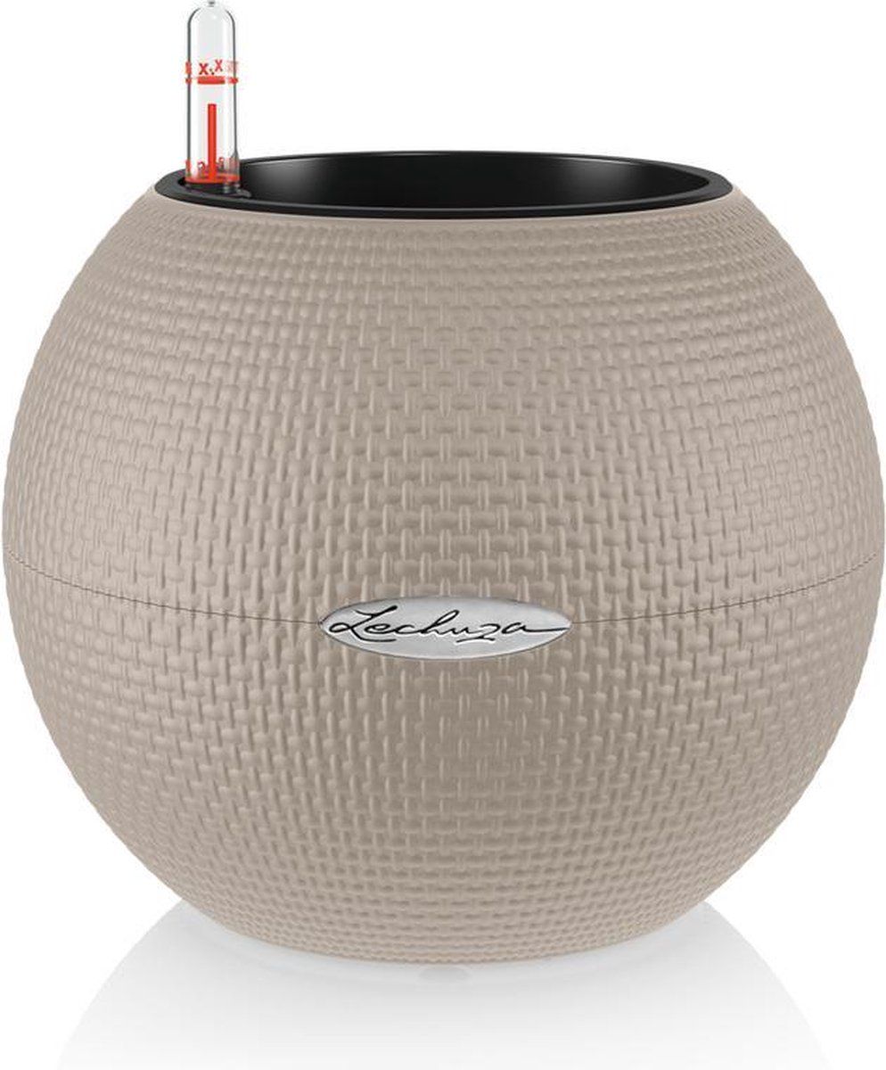 Lechuza - tafelpot PURO COLOR 20 Zandbruin ALL-IN-ONE set