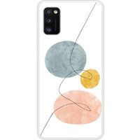 Samsung Beschermende siliconen case compatibel met Galaxy A41 One line blauw