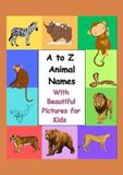 A to Z animal name for kids.