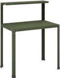 vidaXL Planttafel 60 x 50 x 104 cm Gepoedercoat staal Olijfgroen