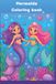 Coloring book for kids - mermaids-
