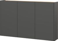 Germania Schoenenkast 1346-549 GW-Libbiano, in grafiet/Navarra Eiken repro, met geringe diepte, 138 x 87 x 25 cm (BxHxD)