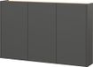 Germania Schoenenkast 1346-549 GW-Libbiano, in grafiet/Navarra Eiken repro, met geringe diepte, 138 x 87 x 25 cm (BxHxD)