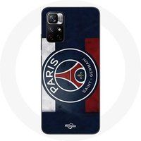 Maniacase Hoesje Redmi Note 11 5G Paris Saint Germain voetbalclub vlag