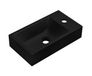 Boss & Wessing BWS Fontein BWS Bella 40x22x9 cm Omkeerbaar Composiet Mat Zwart