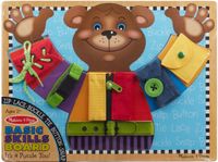 Melissa & Doug Houten activiteitenbord – Basisvaardigheden