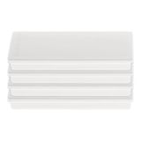magnetoplan Discofix rechthoekige magneten op blisterkaart, 4 stuks