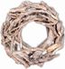 Wan GmbH Couronne en bois gris 30cm