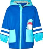 PLAYSHOES Functionele jas 'Hai' blauw / lichtblauw / pink / wit