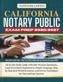 CALIFORNIA NOTARY PUBLIC EXAM PREP 2026/2027