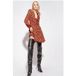 PINKO Altavela Robe Crêpe Imprimé Fi Black/red Multi