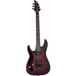 Schecter Omen Elite 6 Black Cherry Burst LH guitare électrique pour gaucher