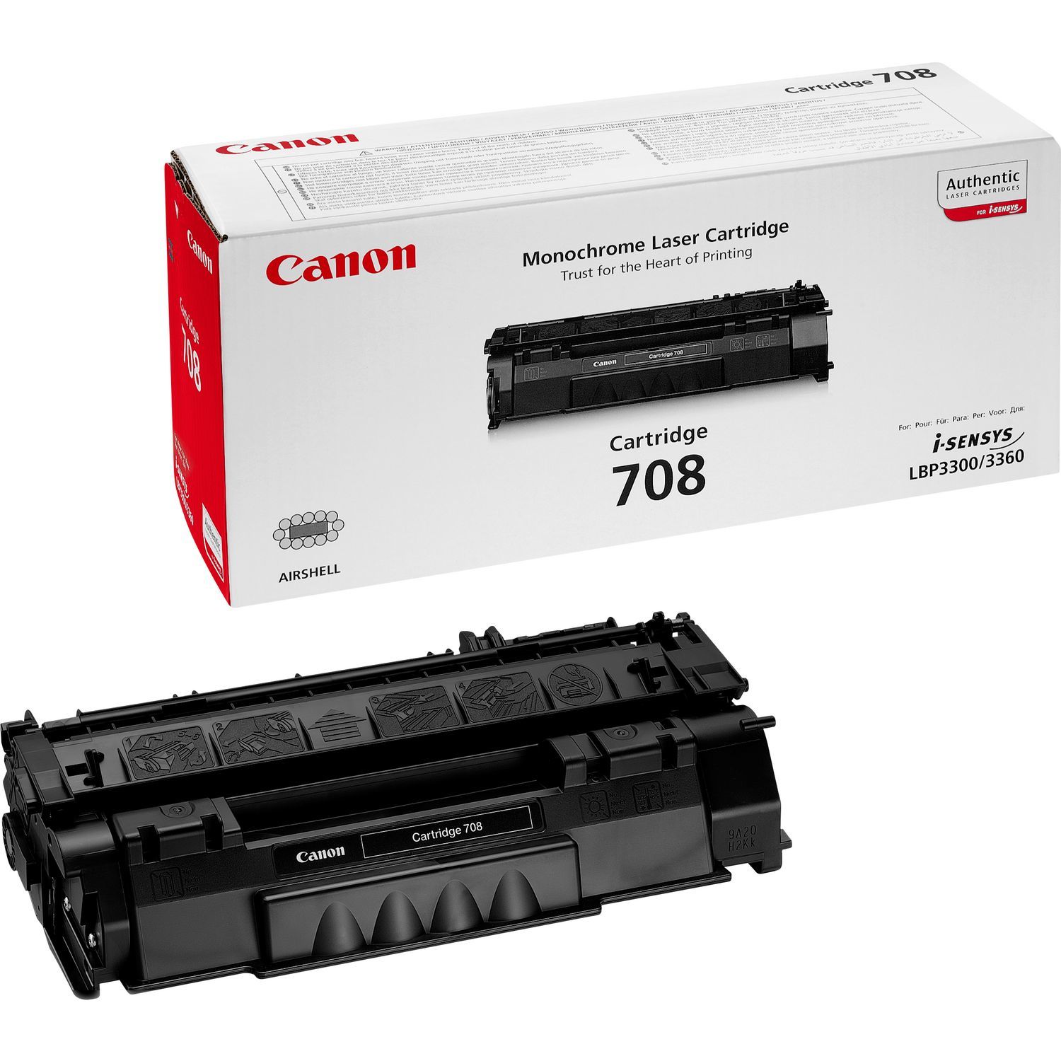 Canon 708 Toner Cartridge - Black - Original