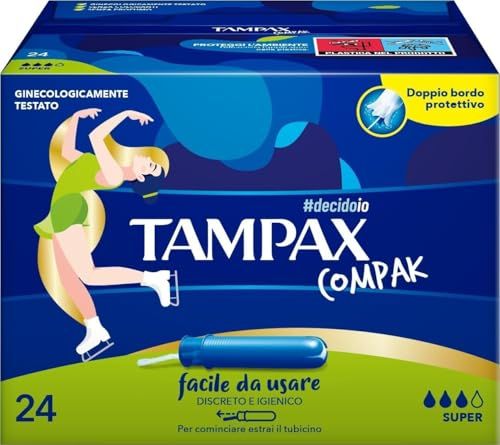 Tampax Compak Super Tampons with Applicator 24cm