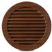 Rond Air Roxy Ventilatierooster Rond Met Gaas Bruin