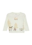 s.Oliver Shirt taupe / ecru / bruin / oranje