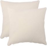 vidaXL Kussensloop 2 stuks HEERLEN Crèmekleurig 40 x 40 cm Bouclé