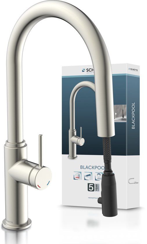 Schütte BLACKPOOL Keukenkraan - RVS look