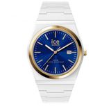 Ice-Watch Polshorloge Mannen Wit Goudkleurig Zilverkleurig Kunststof 41 mm Analoog