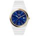 Ice-Watch Polshorloge Mannen Wit Goudkleurig Zilverkleurig Kunststof 41 mm Analoog