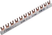 Vorkkamrail Pawbol Serie - 1F Schakelrail - 12mm2 - Grijs