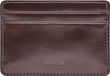 FOSSIL Benedict Card Case Claret Red bordeaux