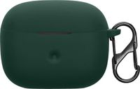 kwmobile cover voor oordopjes case - geschikt voor Bowers & Wilkins Pi6 / Pi8 - Trendy beschermhoes draadloze oordopjes in donkergroen