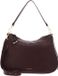 Coccinelle Leren schoudertas Nory Handbag Grained Leather Berry donkerpaars