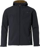 VAUDE Cyclone Hooded Softshelljack Zwart Heren Maat XL